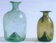 English glass vials 17th C