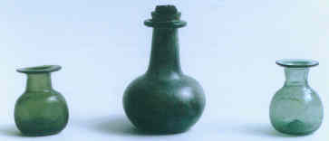 English glass vials