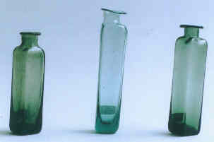 English glass vials