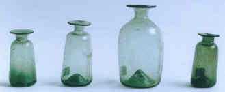 English glass vials