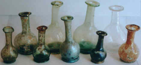 glass apothecary vials 2c