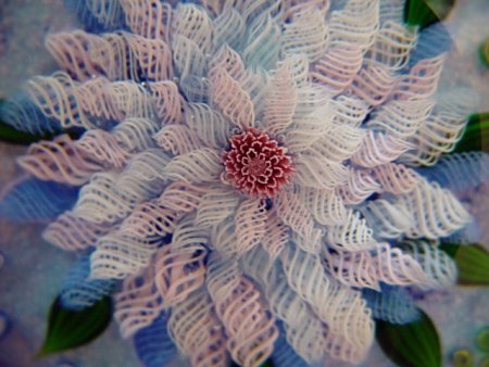Close up of Debbie Tarsitano Lace Paperweight
