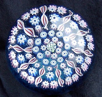 Millefiori paperweight by Deacons