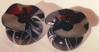 Two early vases by Keith mahy