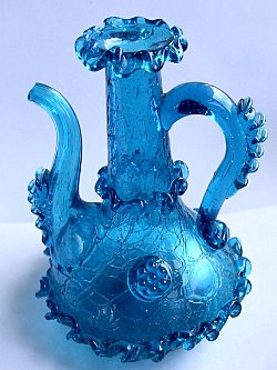 blue crackle jug